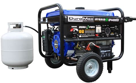 Propane generator for home - Power your entire home or only the essentials with a propane generator. Characteristics of a standby propane generator: More expensive to purchase and install. Permanently installed outside. Wired directly to your electrical system with automatic operation. Uses your home’s existing bulk propane tank or a separate bulk propane tank.